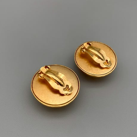 CHANEL (シャネル) ヴィンテージ ココマーク ラウンド イヤリング