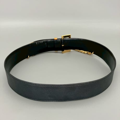 CHANEL (シャネル) ヴィンテージ ココマーク ロゴ チェーン ベルト