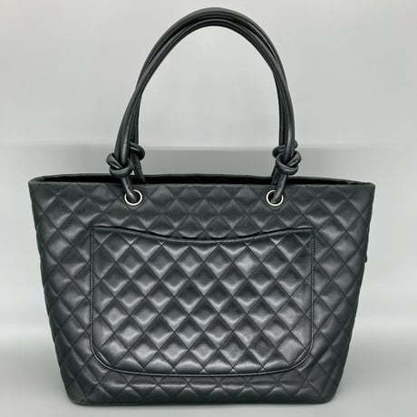 CHANEL (シャネル) ヴィンテージ マトラッセ カンボンライン ココマーク ハンドバッグ トートバッグ