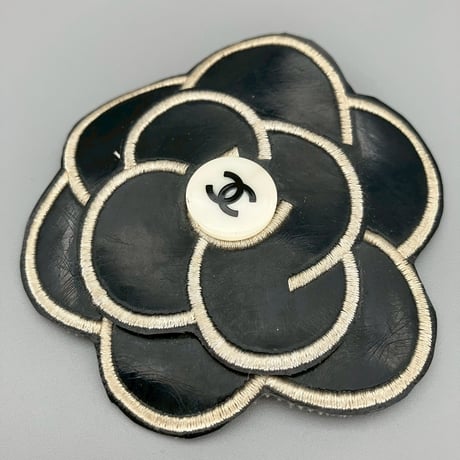 CHANEL (シャネル) ヴィンテージ カメリア ココマーク ブローチ