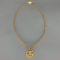 CHANEL (シャネル) ヴィンテージ ココマーク ラインストーン ネックレス