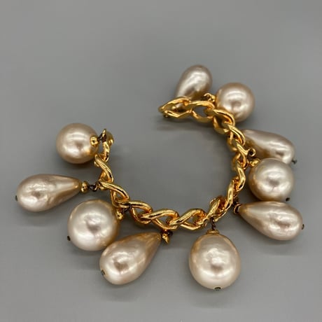 CHANEL (シャネル) ヴィンテージ パール バングル