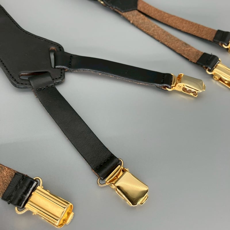 CHANEL (シャネル) ヴィンテージ ココマーク ロゴ サスペンダー