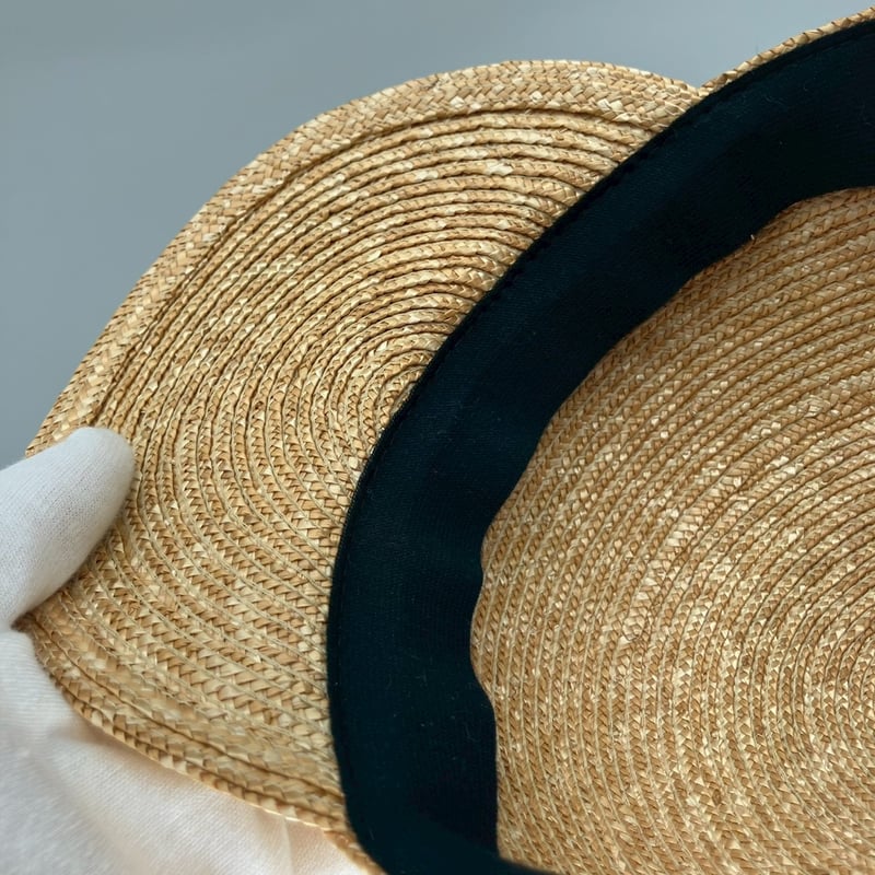 CHANEL ココマーク ストローハット 麦わら帽子 ホワイト グリーン 2025年最新】CHANEL レディース 麦わら帽子の人気アイテム - メルカリ