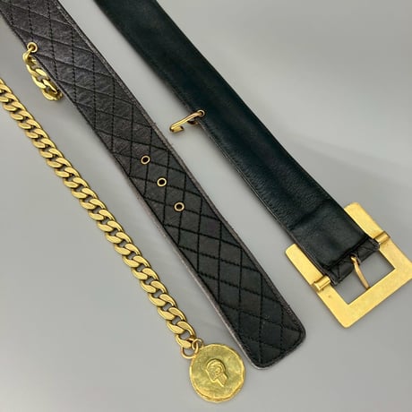 CHANEL (シャネル) ヴィンテージ マトラッセ チェーン ベルト