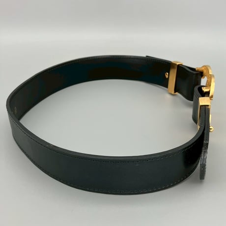 CHANEL (シャネル) ヴィンテージ デカココ ココマーク レザー ベルト