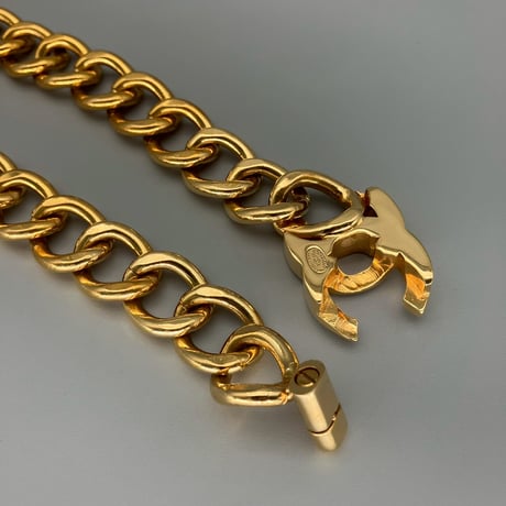 CHANEL (シャネル) ヴィンテージ デカココ ターンロック ココマーク ネックレス