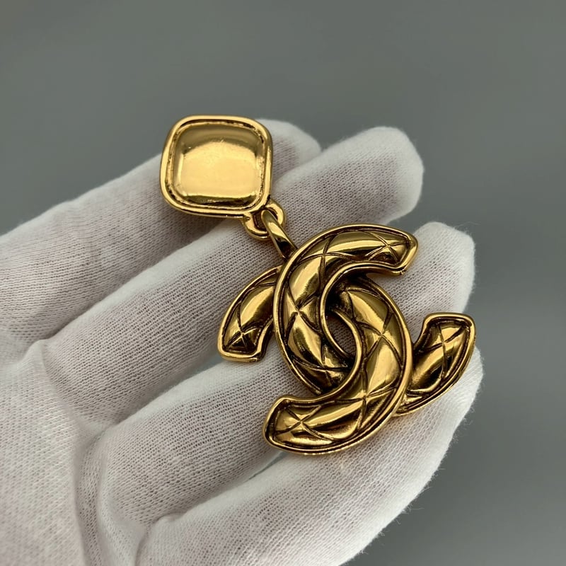 CHANEL シャネル ココマーク マトラッセ アクセサリーパーツ ヴィンテージ CHANEL (シャネル) ヴィンテージ マトラッセ ココマーク