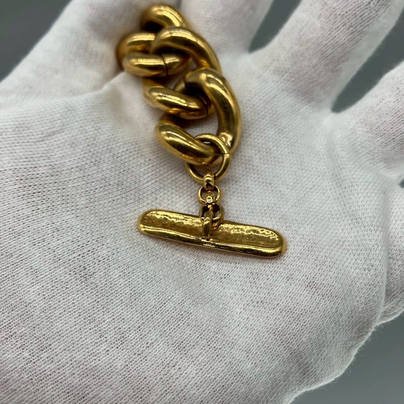 シャネル ヴィンテージ ブレスレット 93P CHANEL (シャネル) ヴィンテージ デカココ ココマーク ブレスレット