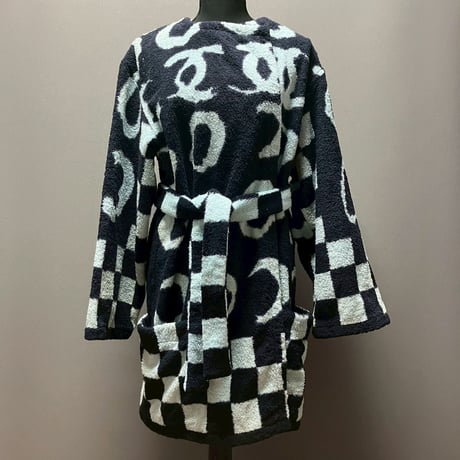 CHANEL (シャネル) ヴィンテージ ココマーク ロゴ バスローブ ガウン ジャケット
