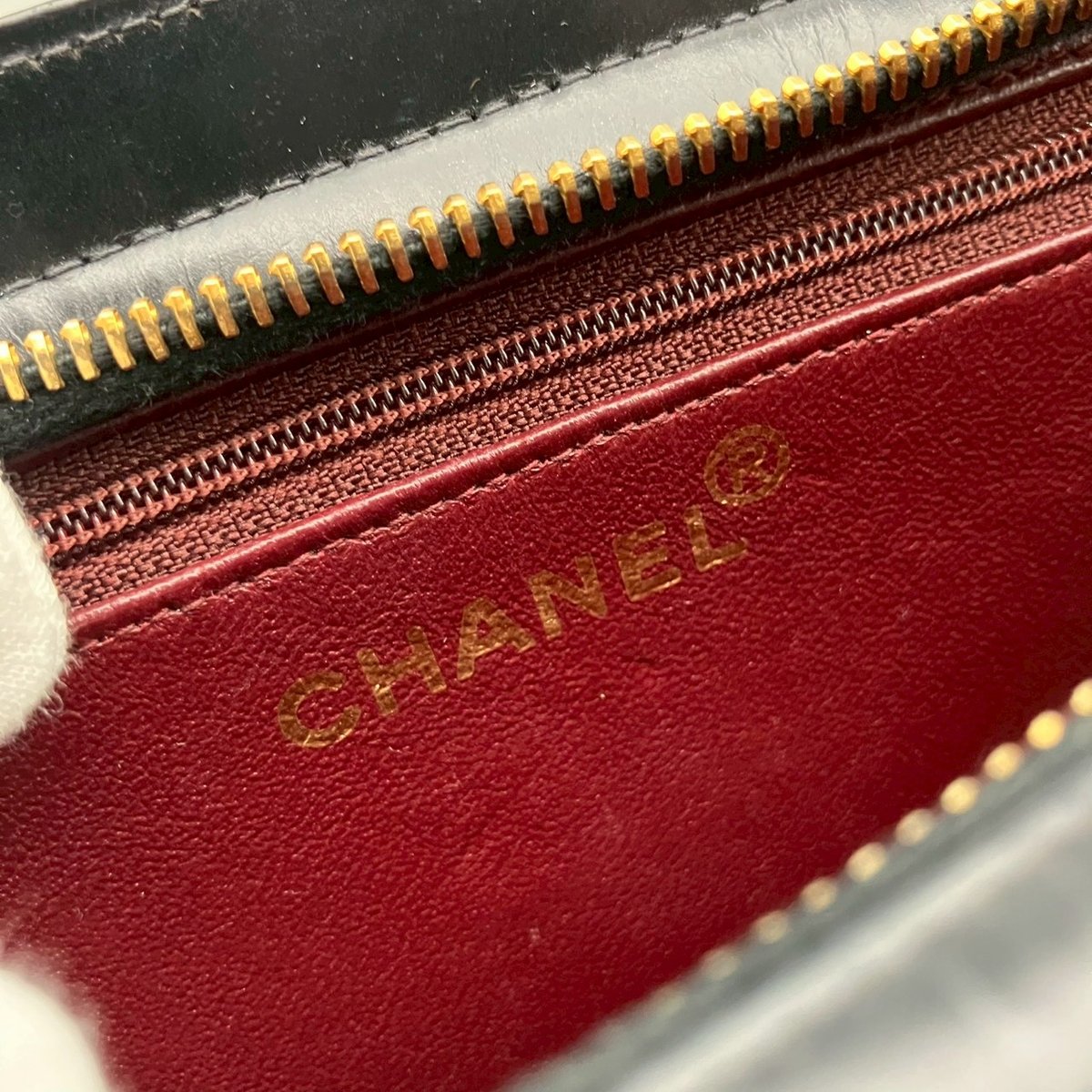 CHANEL (シャネル) ヴィンテージ ターンロック ココマーク レザー