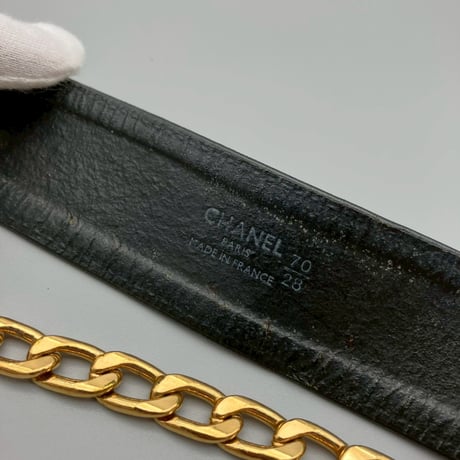 CHANEL (シャネル) ヴィンテージ ココマーク ロゴ チェーン ベルト