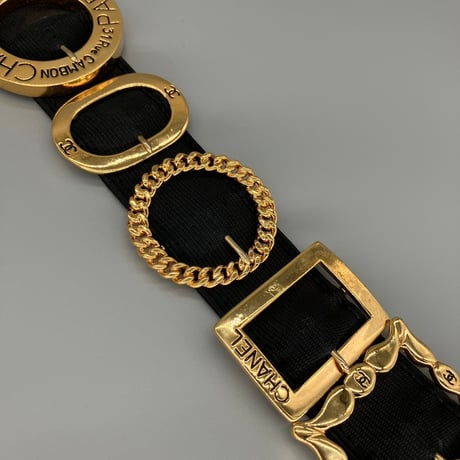 CHANEL (シャネル) ヴィンテージ 31 RUE CAMBON ココマーク バックル ベルト