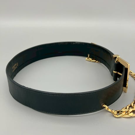 CHANEL (シャネル) ヴィンテージ ココマーク ロゴ チェーン ベルト