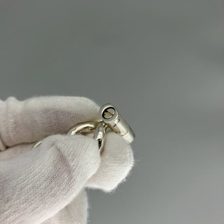 CHANEL (シャネル) ヴィンテージ デカココ ココマーク ターンロック シルバー ブレスレット