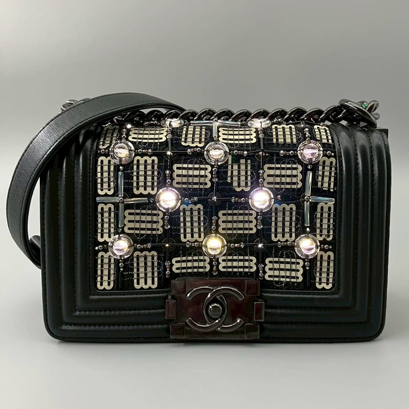 【オールド】シャネル CHANEL (シャネル) 電球 LED ココマーク ショルダーバッグ