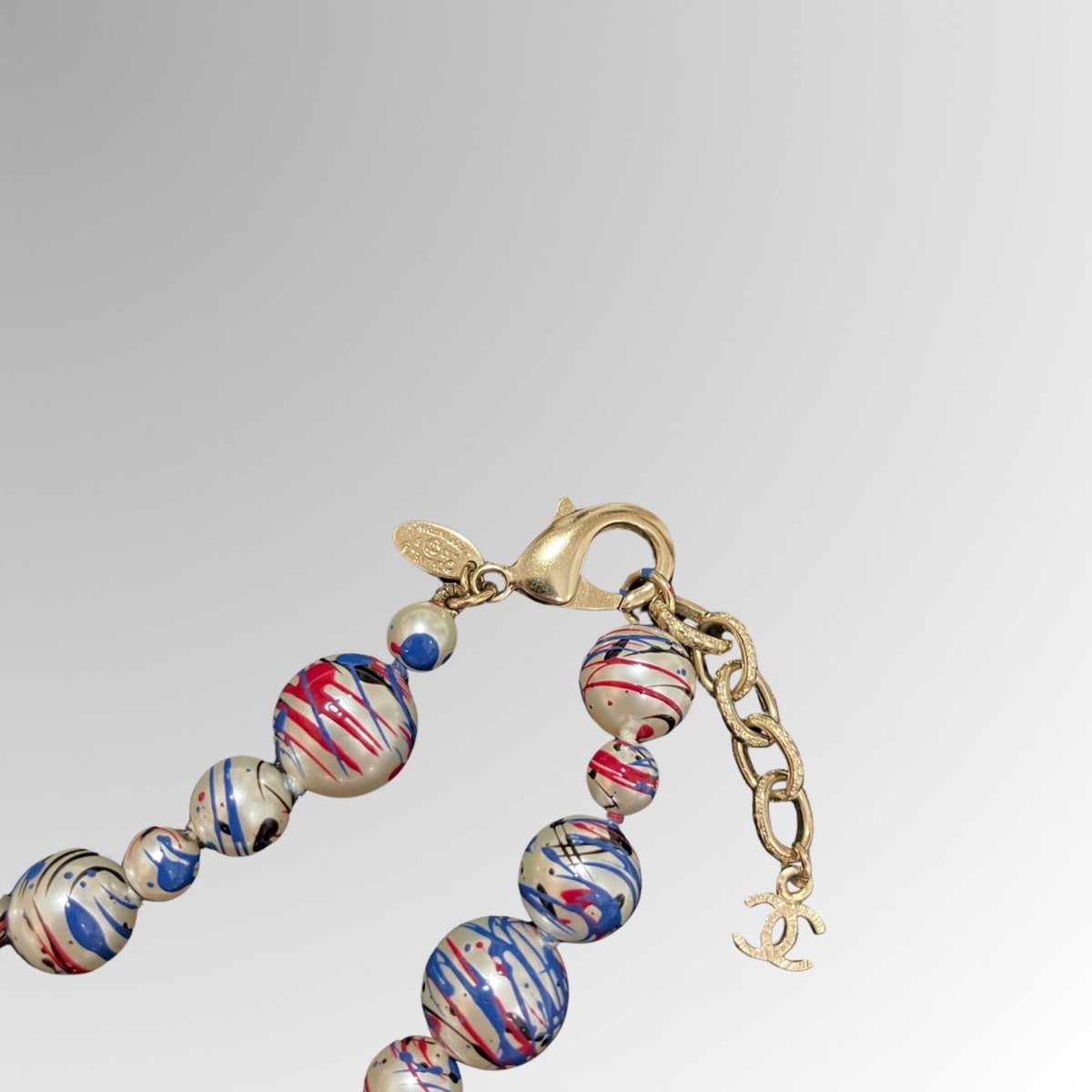 CHANEL】【ヴィンテージ】ロゴ イヤリング&パール チョーカーセット