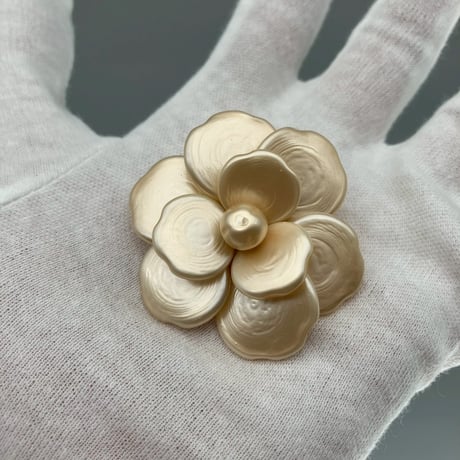 CHANEL (シャネル) ヴィンテージ カメリア フラワー ブローチ