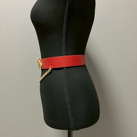 CHANEL (シャネル) ヴィンテージ ココマーク ロゴ チェーン ベルト