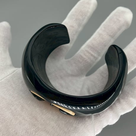 CHANEL (シャネル) ヴィンテージ デカココ ココマーク ブレスレット バングル