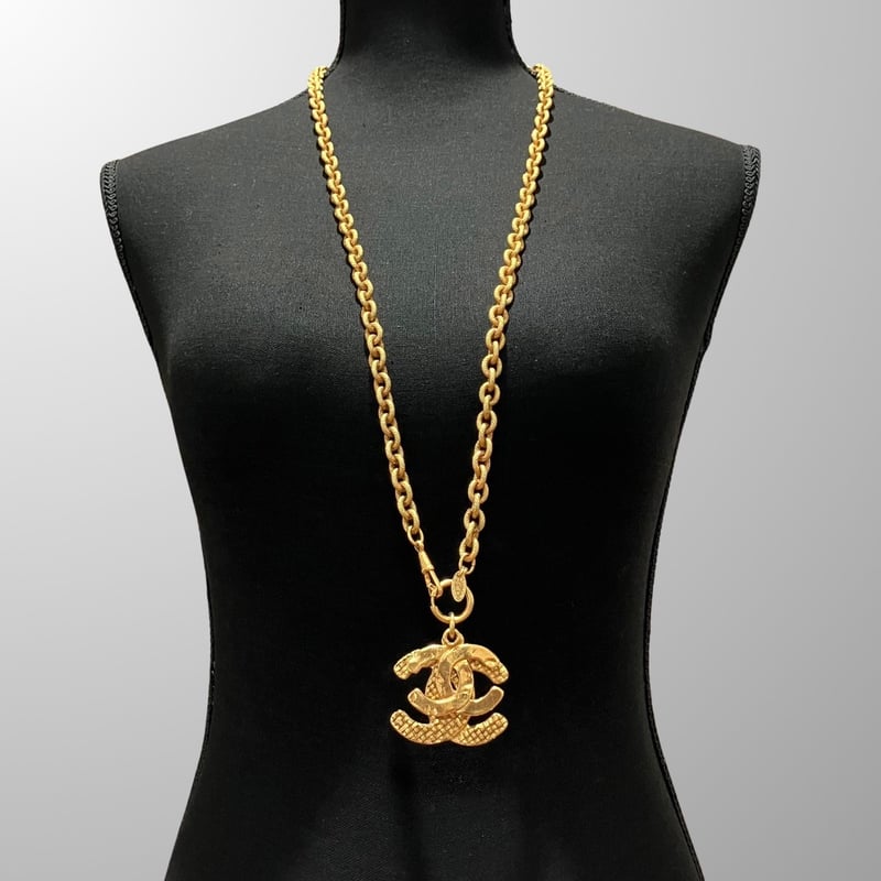 CHANELシャネルCCココマークロゴシルクギャザースカート CHANEL