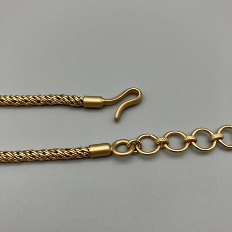CHANEL (シャネル) ヴィンテージ カラーストーン グリポア フラワー ココマーク ネックレス