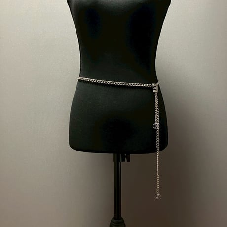 CHANEL (シャネル) ヴィンテージ カンボンライン マトラッセ ココマーク チェーンベルト
