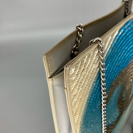 CHANEL (シャネル) ヴィンテージ スパンコール ココマーク ショルダーバッグ