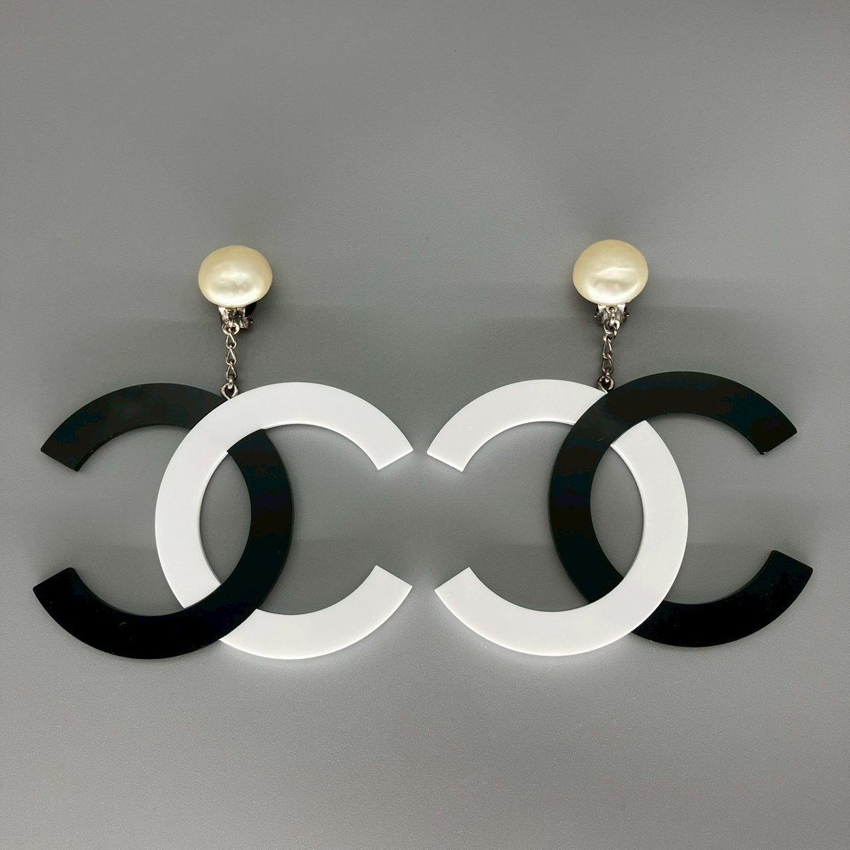 CHANEL (シャネル) ヴィンテージ デカココ ココマーク パール スイング