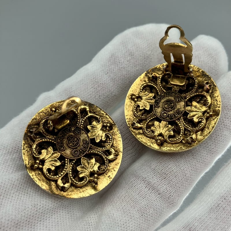 CHANEL (シャネル) ヴィンテージ グリポア カラーストーン ライン