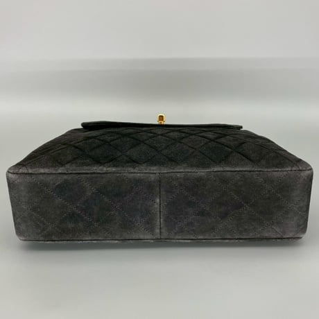 CHANEL (シャネル) ヴィンテージ スエード ターンロック ココマーク ショルダーバッグ