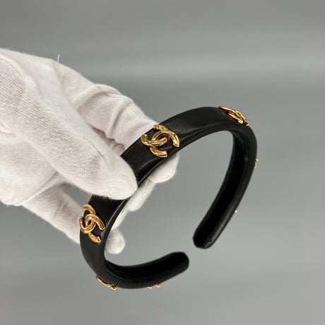 CHANEL (シャネル) ヴィンテージ ココマーク カチューシャ