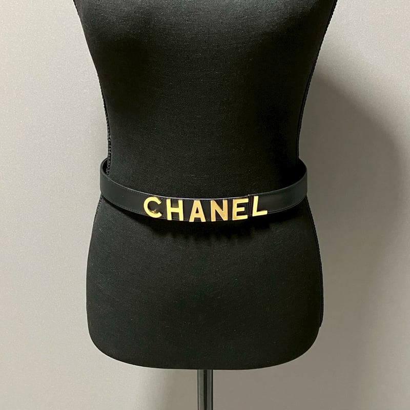 CHANEL (シャネル) ヴィンテージ ロゴ レザー ベルト | Cattleya Vintage