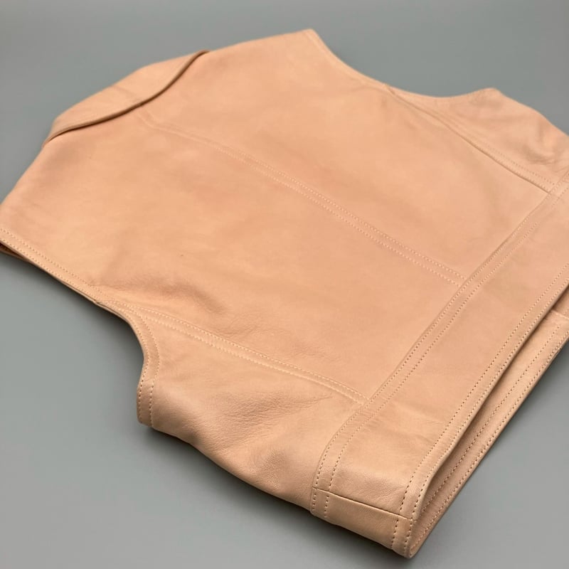 CHANEL (シャネル) ヴィンテージ ラムスキン レザー ベージュ ココ