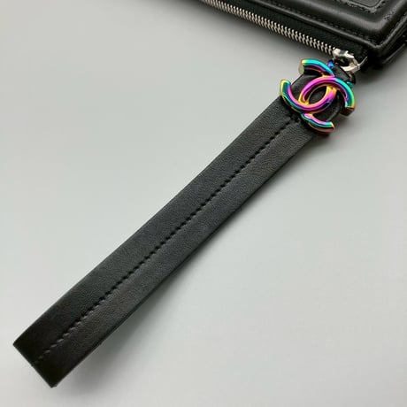 CHANEL (シャネル) 2017 プレタポルテコレクション LED レインボー ココマーク クラッチバッグ ハンドバッグ