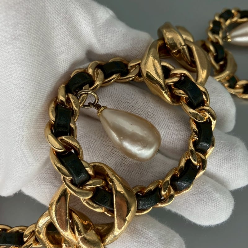 シャネル　ヴィンテージチェーンベルトおまけ付き CHANEL】シャネル チェーンベルト ベルト ココマーク