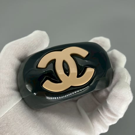 CHANEL (シャネル) ヴィンテージ デカココ ココマーク ブレスレット バングル