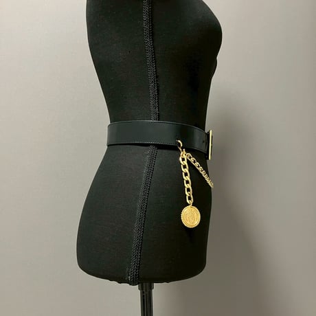 CHANEL (シャネル) ヴィンテージ ココマーク ロゴ チェーン ベルト