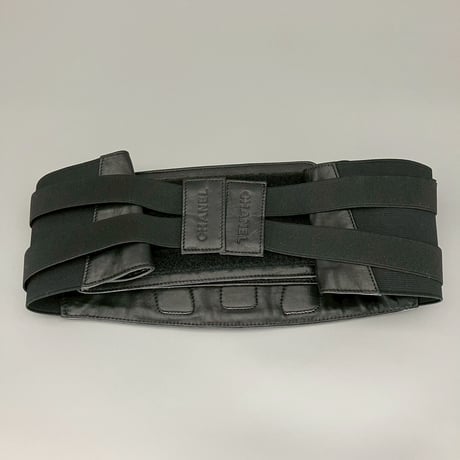 CHANEL (シャネル) ロゴ ラムスキン ベルト コルセット