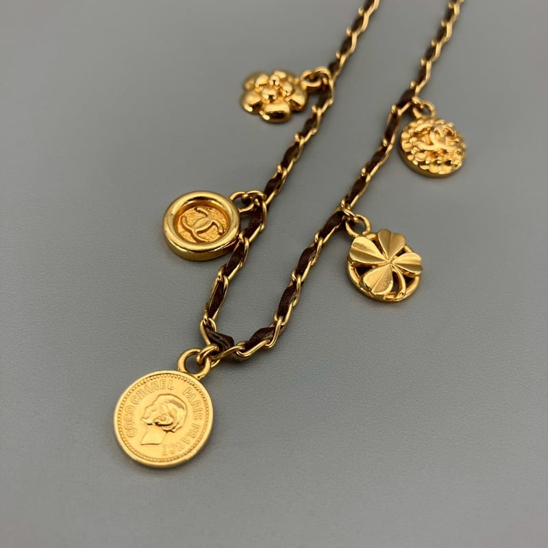 CHANEL シャネル　ココマーク　95P ヴィンテージ　クローバー CHANEL (シャネル) ヴィンテージ クローバー ココマーク パール