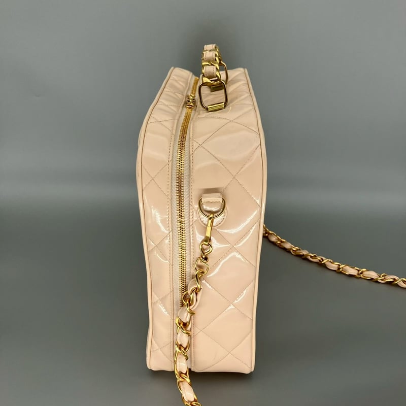 CHANEL (シャネル) ヴィンテージ パテントレザー エナメル バニティ