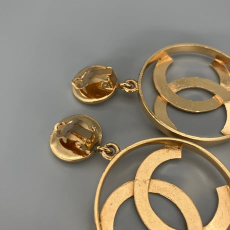CHANEL (シャネル) ヴィンテージ デカココ ココマーク スイング イヤリング
