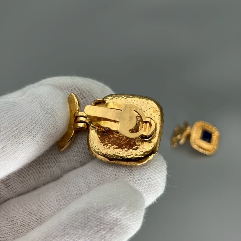 希少【CHANEL】シャネル グリポア カラーストーン リング サイドココ