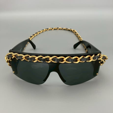 CHANEL (シャネル) ヴィンテージ ココマーク チェーン サングラス