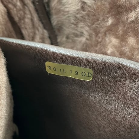CHANEL (シャネル) ヴィンテージ デカココ ココマーク ムートン ショルダーバッグ