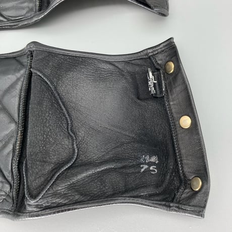 CHANEL (シャネル) ヴィンテージ レザー ボタン 手袋 グローブ