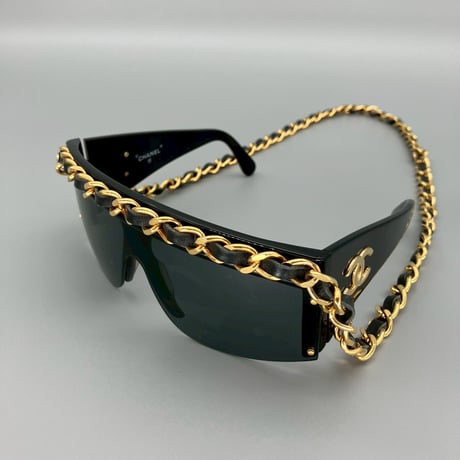CHANEL (シャネル) ヴィンテージ ココマーク チェーン サングラス