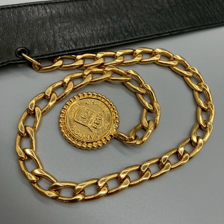 CHANEL (シャネル) ヴィンテージ ココマーク ロゴ チェーン ベルト