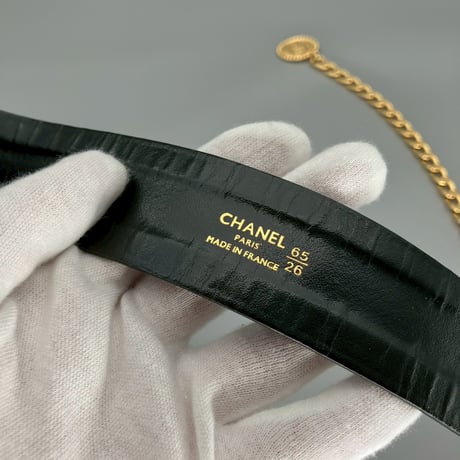 CHANEL (シャネル) ヴィンテージ ココマーク ロゴ チェーン ベルト
