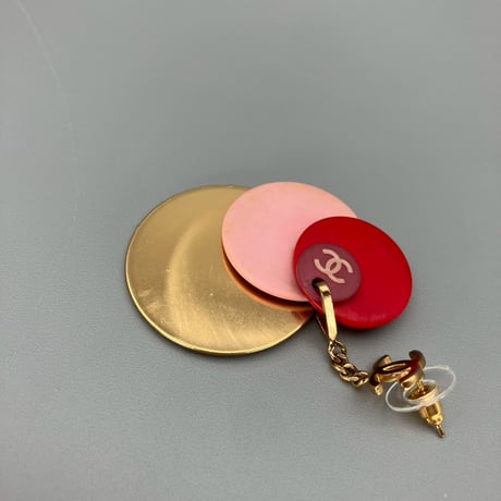 CHANEL (シャネル) ヴィンテージ ココマーク ラウンド ピアス
